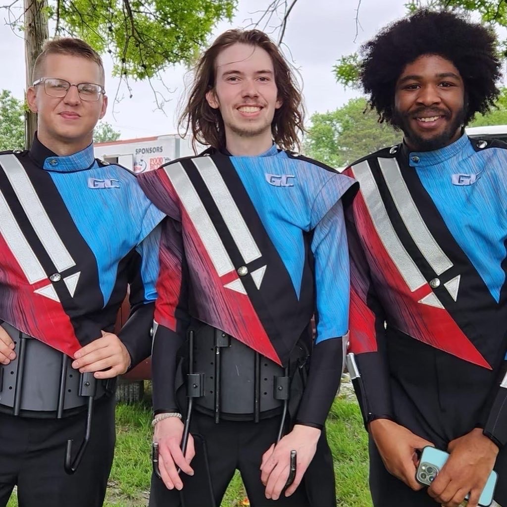 A photo of me and two members that marched in the 2022 Strawberry Parade in Humboldt,Tennessee.