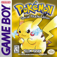 A photo of Pokemon Yellow, one of my first games growing up that I fell in love with.