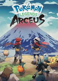 A photo of the cover for a Pokemon Legends Arceus video game