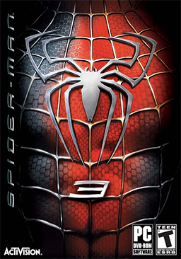 A photo of the cover for a Spiderman 3 video game
